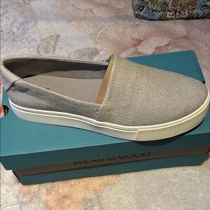 Toms Drizzle Grey Slip-On Shoes